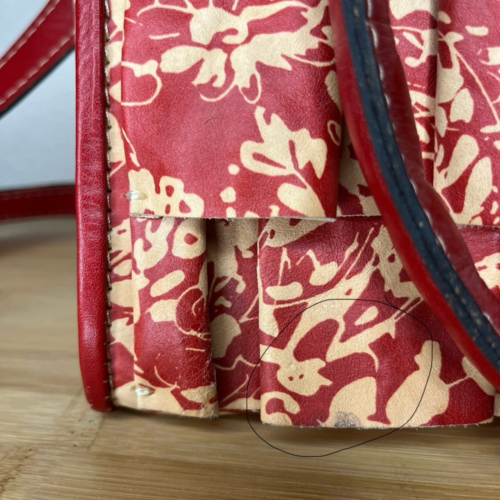 Patricia Nash Wildflower Ruffle Paris Satchel - Picture 13 of 14